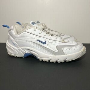 Womens Vintage NIKE Walk White Leather Athletic Shoes / Size 7